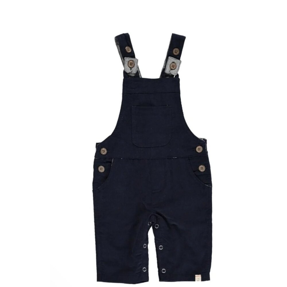 Me and Henry Harrison Overalls Kids Boys Size 4-5Y Navy Corduroy Cotton